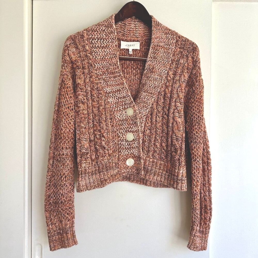 The Great. Chunky Knit Cardigan